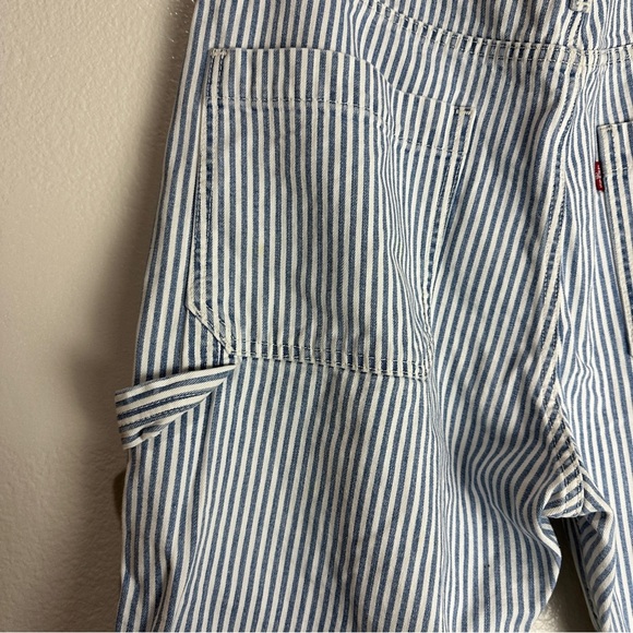Levis Denim Striped Vintage Pants Size 34X29 - Picture 12 of 14